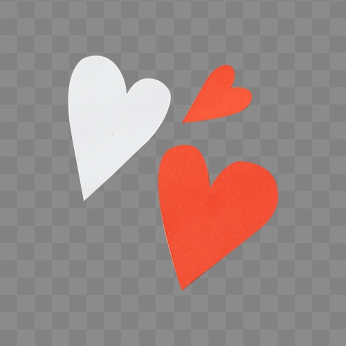 paper heart png